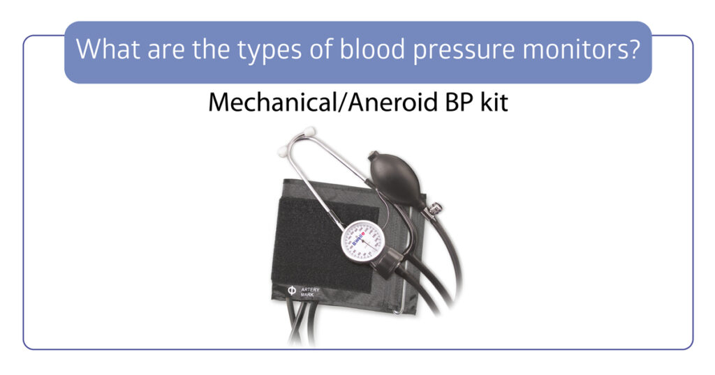 Aneroid blood pressure monitor